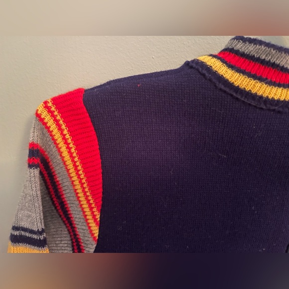 Vintage 1970s “Little World” knit dress. Used. Size 2T. Smoke Free Home - Picture 6 of 7